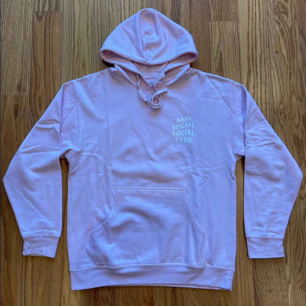 Anti Social Social Club ASSC Pink Hoodie Size M